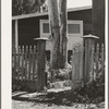 Tulare County, California. Farm Security Administration (FSA) Mineral King Farm Cooperative Association. The gateway to the old ranch remains. But the old ranch house is replaced. (See 18368)