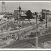 Between Tulare and Fresno. From the overpass approaching Fresno, California