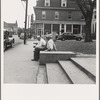 Farmers idling around the courthouse. Roxboro, North Carolina