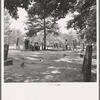 Annual cleansing day at Wheeley's Church. Person County, North Carolina