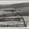 Desert stock farm, south central Washington, in region where much land has been overgrazed. Washington, Klickitat County
