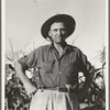 Washington, Yakima Valley. Drought refugee, aged sixty three, from Bismark, North Dakota. "Come to Washington three years ago in that Chevy coupe you see over there and twenty-five dollars cash. Had 480 acres back there ..."