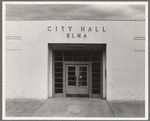 Western Washington, Grays Harbor County, Elma. Modern building adjoining power company building and across the street from 20444-C