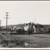 Washington, Cowlitz County, Longview. Down one street on Longview homestead project, several years after completion. Note fruit trees