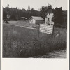 Western Washington, Thurston County, Tenino. Entering town from the north. For comment on sign see general caption number 26