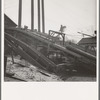 At Pelican Bay Lumber Company mill, showing chute which conveys logs from pond to the saw. Near Klamath Falls, Klamath County, Oregon