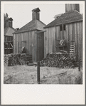 Hop kiln ready for firing during hop season. Oregon, Josephine County, near Grants Pass. See general caption number 45
