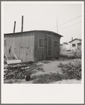 Washington, near Yakima. Close-up of present dwelling from which family will move into basement house