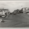 Approaching main street of boom construction town, about four years old. Looking right from highway. Washington, Coulee City, Grant County