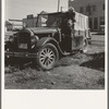 Family, one month from South Dakota, now on the road in California. Tulelake, Siskiyou County, California. See general caption number 65