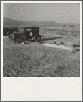 Outskirts of Merrill, Klamath County, Oregon. Potato workers camp, no tents, waiting for farm family labor camp (FSA - Farm Security Administration) to open