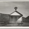 Eastern Oregon county school in sage bush clearing. Seven pupils enrolled. Baker County, Oregon
