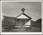 Eastern Oregon county school in sage bush clearing. Seven pupils enrolled. Baker County, Oregon