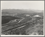 Farmers have just sown their winter wheat. Eastern Oregon. Small Finger Valley on U.S. 30, Baker County, Oregon