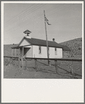 Eastern Oregon county school in clearing in the sage bush. Seven pupils enrolled. Between Pleasant Valley and Durkee, Baker County, Oregon