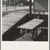 Detail of old railroad station. Small farming town, population 108. Irrigon, Oregon