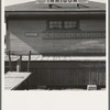 Detail of old railroad station. Small farming town, population 108. Irrigon, Oregon