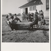 Entire enrollment of Lincoln Bench School. Teacher in center. Near Ontario, Oregon, Malheur County. General caption number 69