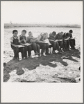 Eight boys at Lincoln Bench School. Born in six states. Near Ontario, Malheur County, Oregon. General caption number 69