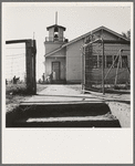 Entrance to Lincoln Bench School. Near Ontario, Malheur County, Oregon. General caption number 69