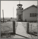 Lincoln Bench School and yard. Near Ontario, Malheur County, Oregon