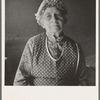 Soper grandmother, who lives with family. FSA (Farm Security Administration) borrower. Willow Creek area. Malheur County, Oregon. General caption number