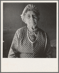 Soper grandmother, who lives with family. FSA (Farm Security Administration) borrower. Willow Creek area. Malheur County, Oregon. General caption number