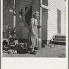 Soper grandmother helps the large family. Willow Creek area, Malheur County, Oregon. General caption number 72