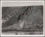 Water seepage from newly irrigated land on top of bench, eroding sides. A problem for the Reclamation Service, Dead Ox Flat, Malheur County, Oregon. See General Caption number 67-I