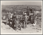 Stephen brothers. Joe, Jim, Eugene, Fred. All from Nebraska. All good farmers. Their combine purchased by FSA (Farm Security Administration) cooperators loan. Nyssa Heights district, Malheur County, Oregon