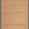 Mullett, George M