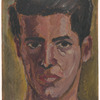 Self portrait painting by Jerome Robbins