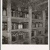 Mrs. Wardlow has 500 quarts of food in her dugout cellar. Dead Ox Flat, Malheur County, Oregon