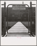 Entrance to Amalgamated Sugar Company factory at opening of second beet season. Nyssa, Oregon