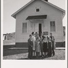 Jacknife School, Gem County, Idaho. Eleven pupils, two of them children of families belonging to Ola self-help sawmill co-op. General caption 48