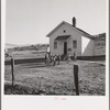 School attended by children of members of Ola self-help sawmill co-op. Gem County, Idaho. See general caption 48