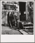 Roy Carlock, member of Ola self-help sawmill co-op. Gem County, Idaho