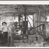 The sawmill in operation. It was built by the farmer members of the Ola self-help sawmill co-op. Gem County, Idaho. General caption 48