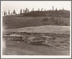 The remains of the sawmill in a deserted mill town. Tamarack, Adams County, Idaho