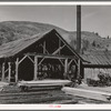 Close-up of the sawmill. Ola self-help sawmill co-op. Gem County, Idaho. General caption 48