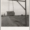 Swinging mail boxes in country where snow is deep in winter. Constructed so they can be raised above the drifts. Boundary County, Idaho