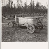 Improved water tank on stump ranch. Boundary County, Idaho. See general caption 53