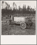 Improved water tank on stump ranch. Boundary County, Idaho. See general caption 53