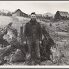 Mennonite farmer, formerly wheat farmer in Kansas, now developing stump ranch in Boundary County, Idaho. See general caption 52