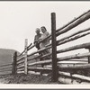 Stump rancher and wife. They and their seven children are making a new start on cut-over land. Priest River Peninsula, Bonner County, Idaho. See general caption 51