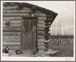 Log home. Farm established six years ago. Priest River Peninsula, Bonner County, Idaho. See general caption 49