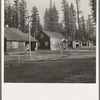 Row of model homes in millworkers town. Gilchrist, Oregon. See general caption 76