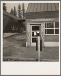 Post office in company lumber town. Gilchrist, Oregon. See general caption 76