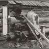 Bathrooms are scarce. Farm of ex mill-worker. Bonner County, Idaho. See general caption 49