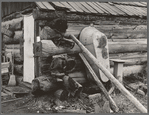 Bathrooms are scarce. Farm of ex mill-worker. Bonner County, Idaho. See general caption 49